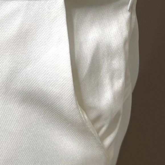 White One Sleeve Wide Leg Jumpsuit with front/back cutout - Picture 6 of 11